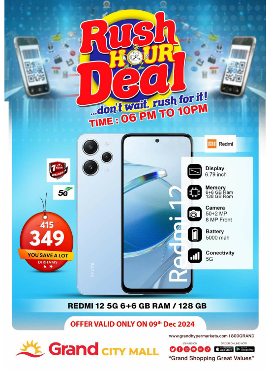 Rush Hour Deal - Grand City Mall