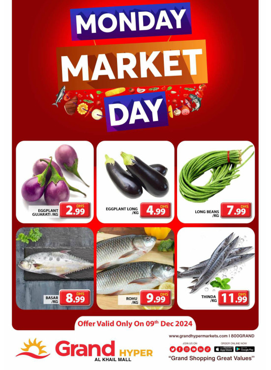 Monday Market Day - Grand Hyper Al Khail Mall