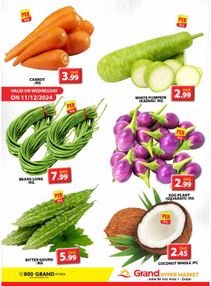 Veggie Wednesday - Grand Hypermarket Jebel Ali