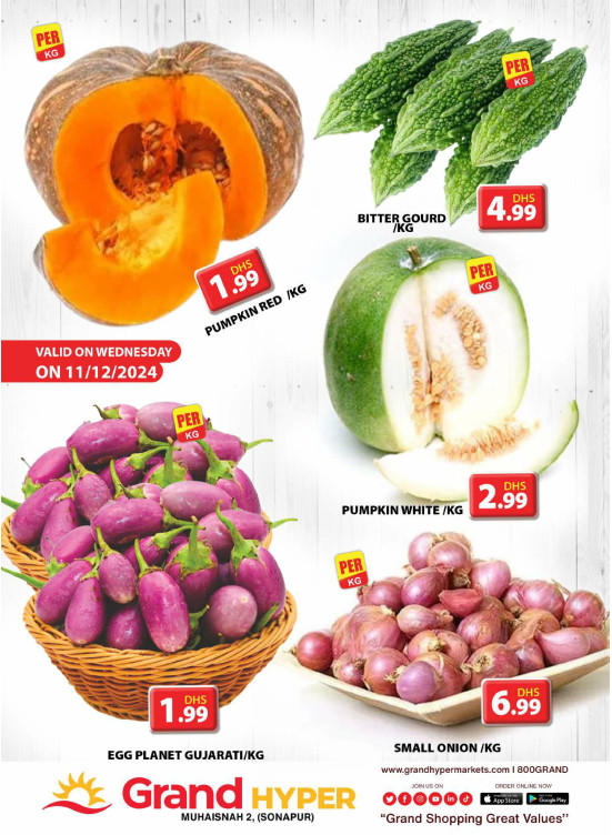 Veggie Wednesday - Grand Hyper Muhaisnah