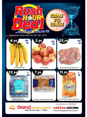 Rush Hour Deal - Grand Hypermarket Jebel Ali