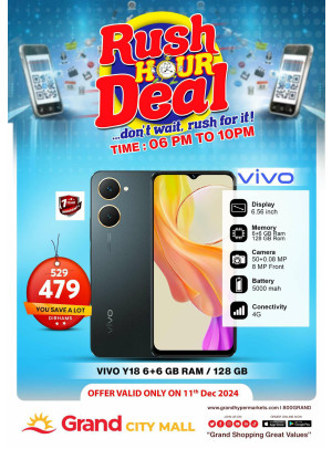 Rush Hour Deal - Grand City Mall