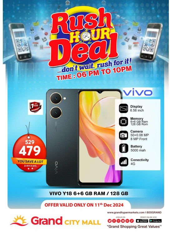 Rush Hour Deal - Grand City Mall