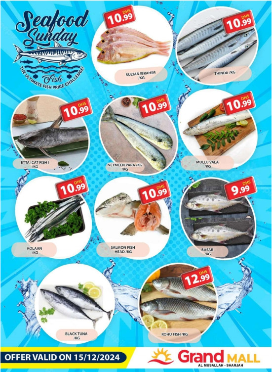 Seafood Sunday - Grand Mall Sharjah