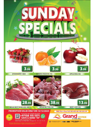 Sunday Specials - Grand Hyper Al Khail Mall