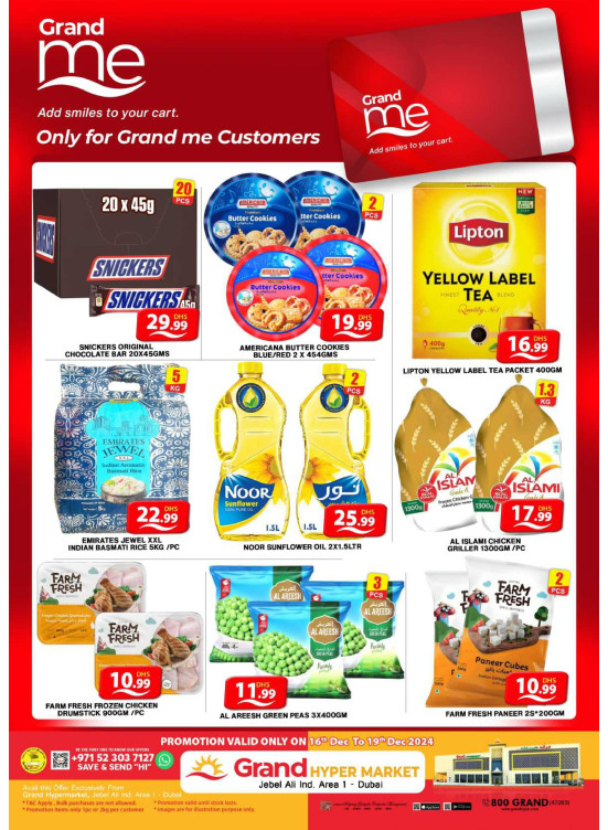 Grand Me Deals - Grand Hypermarket Jebel Ali