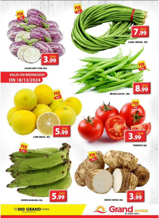Veggie Wednesday - Grand Hyper Al khail Mall