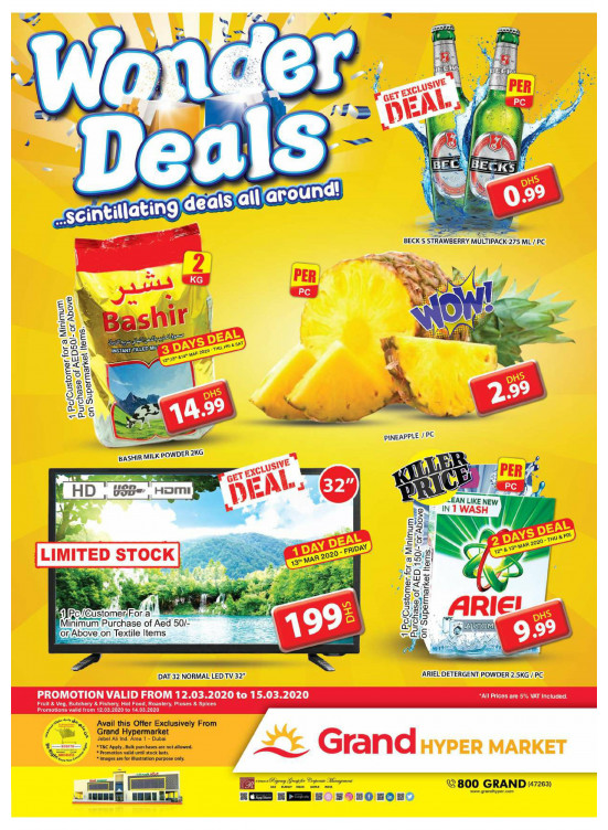 Wonder Deals - Grand Hypermarket Jebel Ali