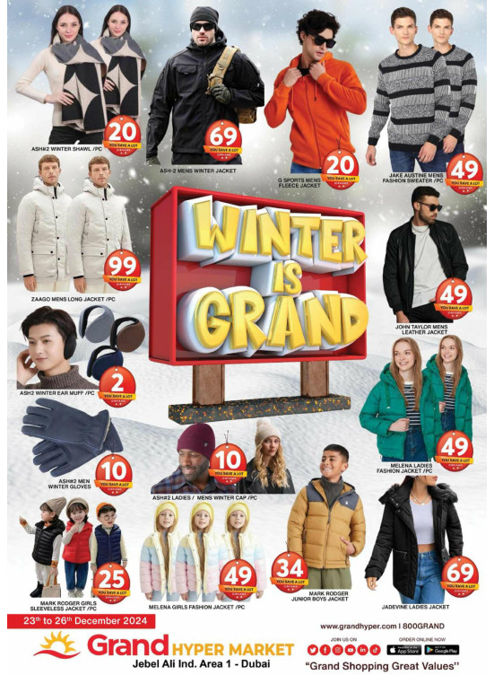 Winter Is Grand - Grand Hypermarket Jebel Ali