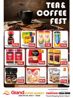 Tea & Coffee Fest - Grand Hypermarket Jebel Ali