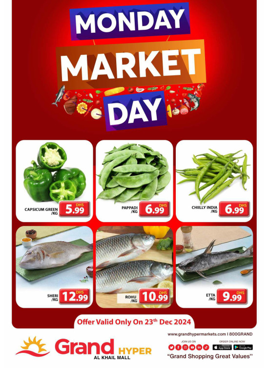 Monday Market Day - Grand Hyper Al Khail Mall