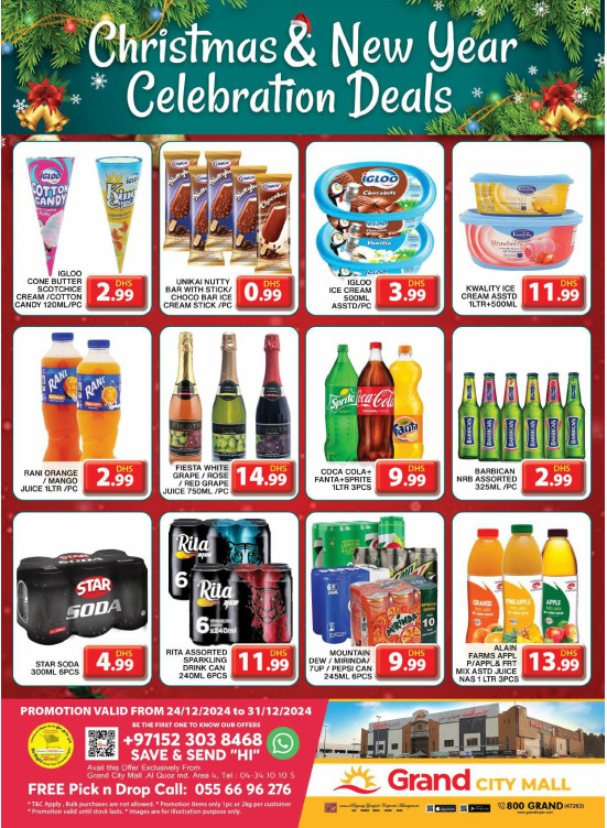 Christmas & New Year Deals - Grand City Mall