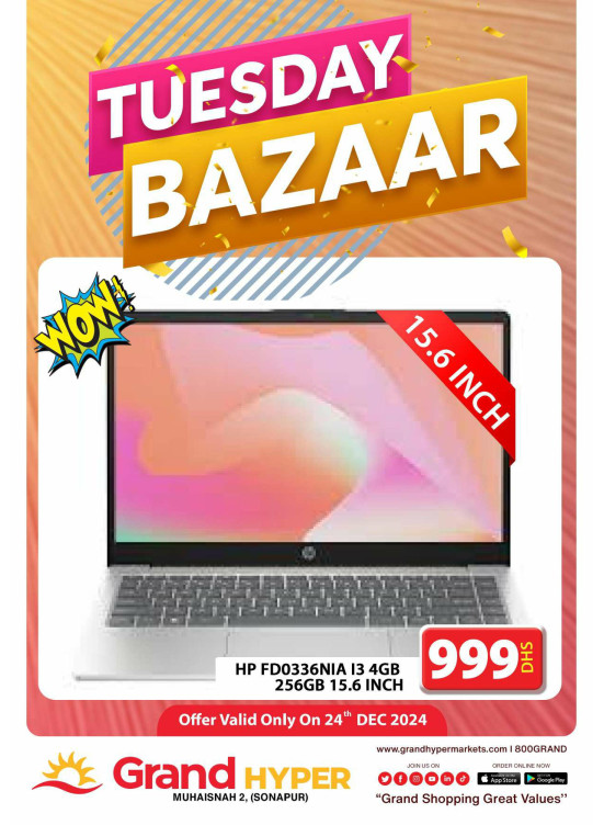 Tuesday Bazar - Grand Hyper Muhaisnah