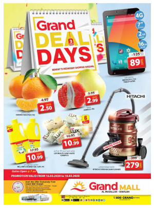 Grand Deal Days - Grand Mall Sharjah