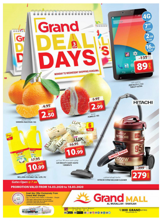 Grand Deal Days - Grand Mall Sharjah