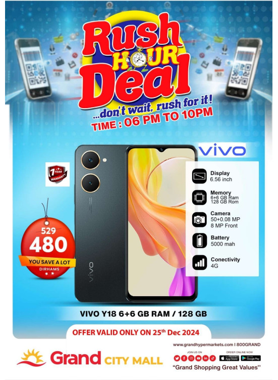 Rush Hour Deal - Grand City Mall