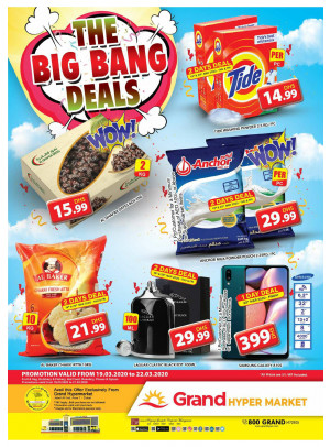 The Big Bang Deals - Grand Hypermarket Jebel Ali