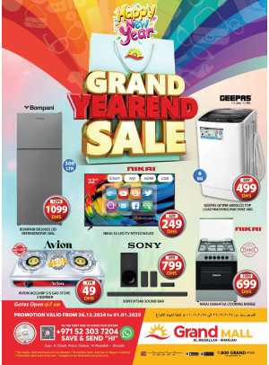 Grand Yearend Sale - Grand Mall Sharjah