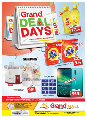 Grand Deal Days - Grand Mall Sharjah