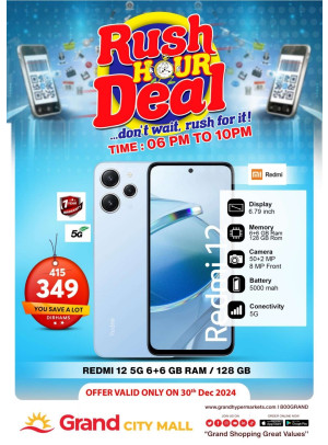 Rush Hour Deal - Grand City Mall