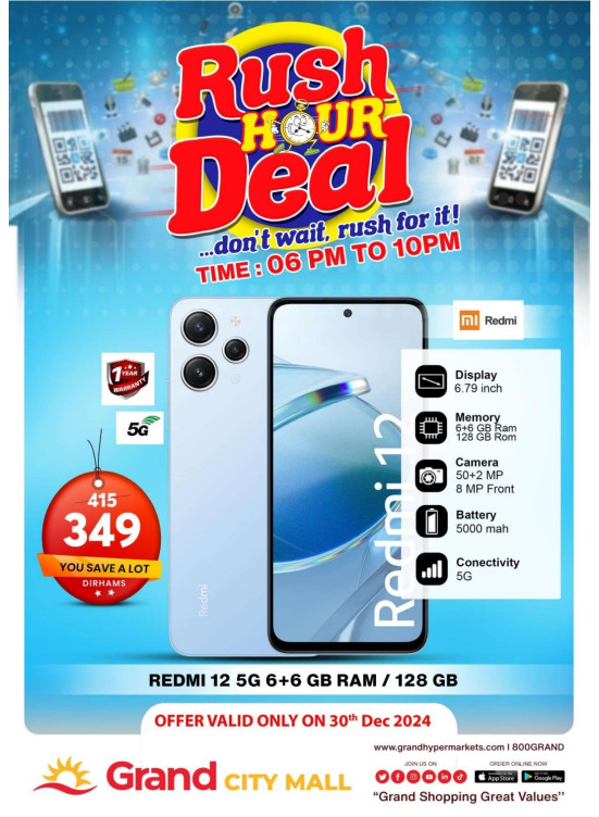 Rush Hour Deal - Grand City Mall
