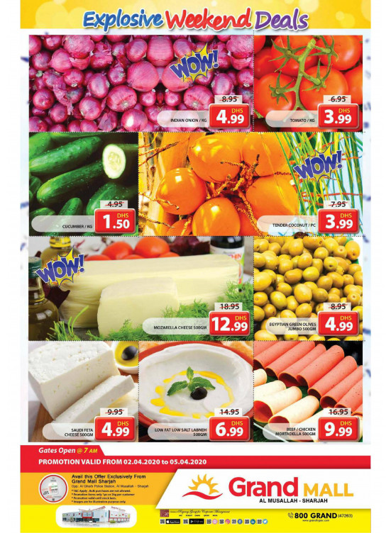 Explosive Weekend Deals - Grand Mall Sharjah