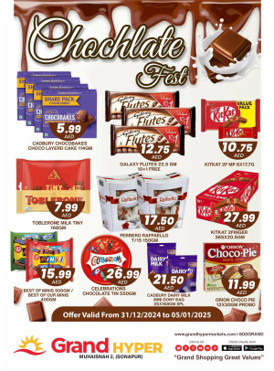 Chocolate Feast - Grand Hyper Muhaisnah