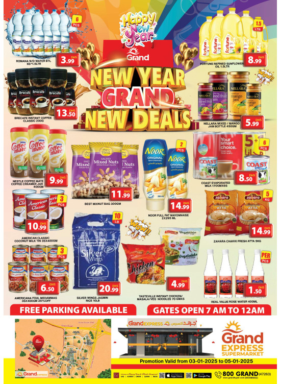 New Year & New Deals - Grand Express Supermarket DWC