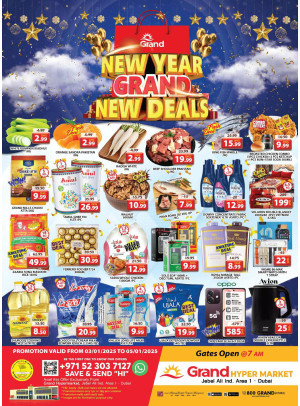 New Year & New Deals - Grand Hypermarket Jebel Ali