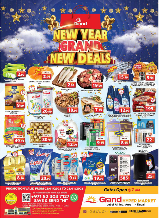 New Year & New Deals - Grand Hypermarket Jebel Ali