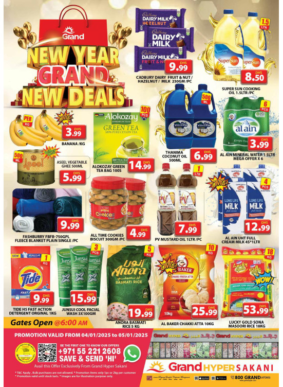 New Year & New Deals - Grand Hyper Sakani