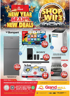 New Year & New Deals - Grand Mall Sharjah