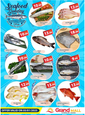 Seafood Sunday - Grand Mall Sharjah