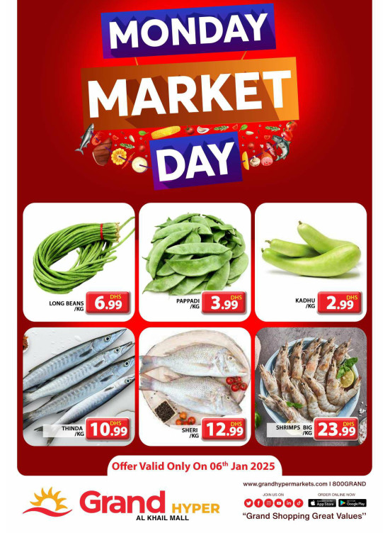 Monday Market Day - Grand Hyper Al Khail Mall