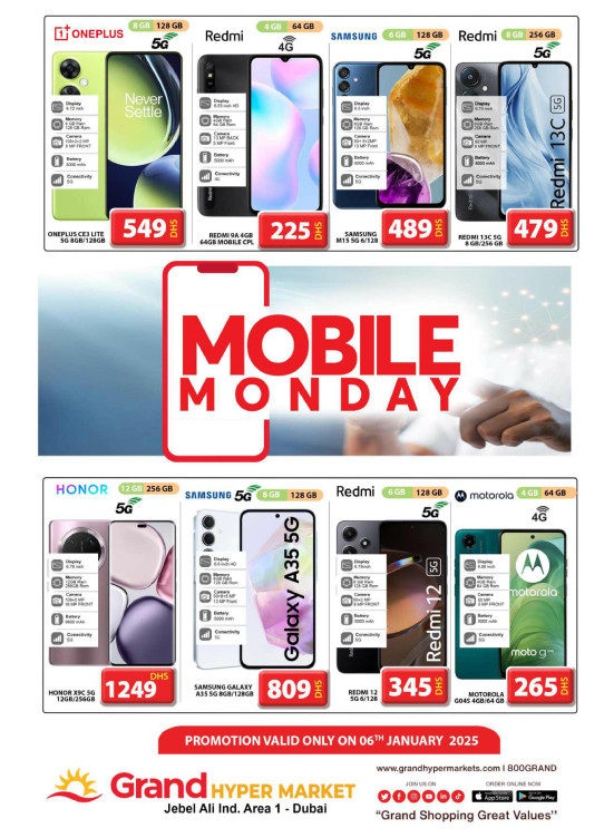 Mobile Monday - Grand Hypermarket Jebel Ali