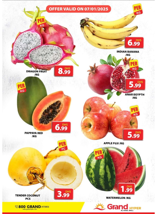 Fruitilicious Tuesday - Grand Hyper Al Khail Mall
