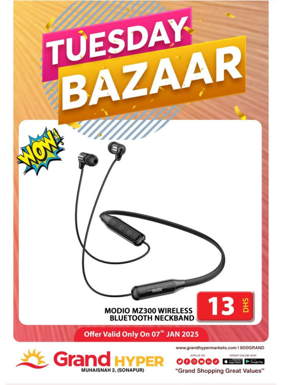 Tuesday Bazar - Grand Hyper Muhaisnah