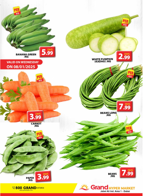 Veggie Wednesday - Grand Hypermarket Jebel Ali