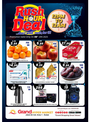 Rush Hour Deal - Grand Hypermarket Jebel Ali