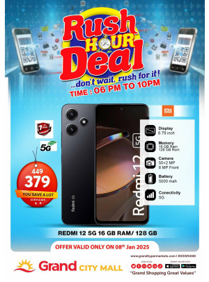 Rush Hour Deal - Grand City Mall