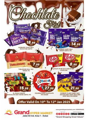 Chocolate Fest - Grand Hypermarket Jebel Ali