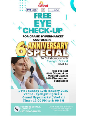 Free Eye Check-Up - Grand Hypermarket Jebel Ali