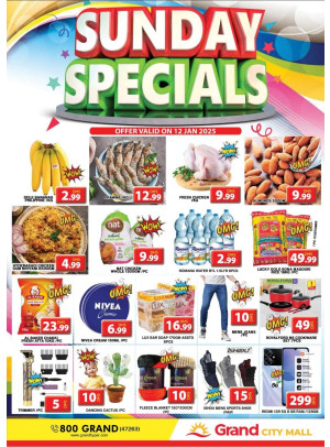 Sunday Specials - Grand City Mall