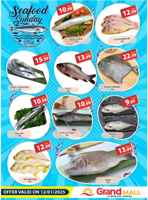 Seafood Sunday - Grand Mall Sharjah