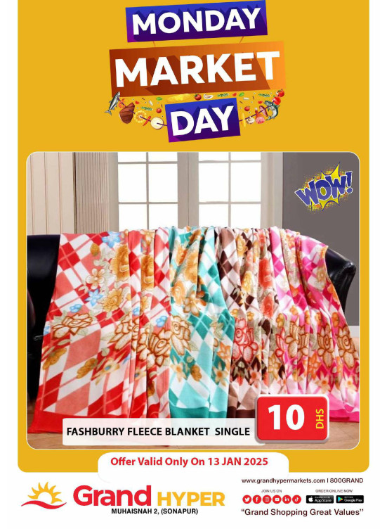 Monday Market Day - Grand Hyper Muhaisnah