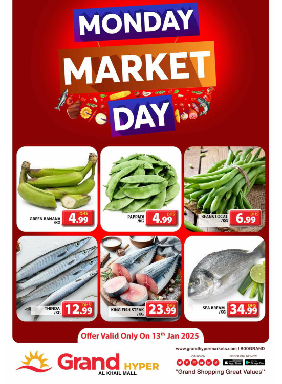 Monday Market Day - Grand Hyper Al Khail Mall