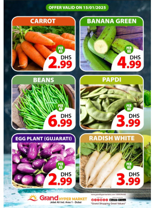 Veggie Wednesday - Grand Hypermarket Jebel Ali