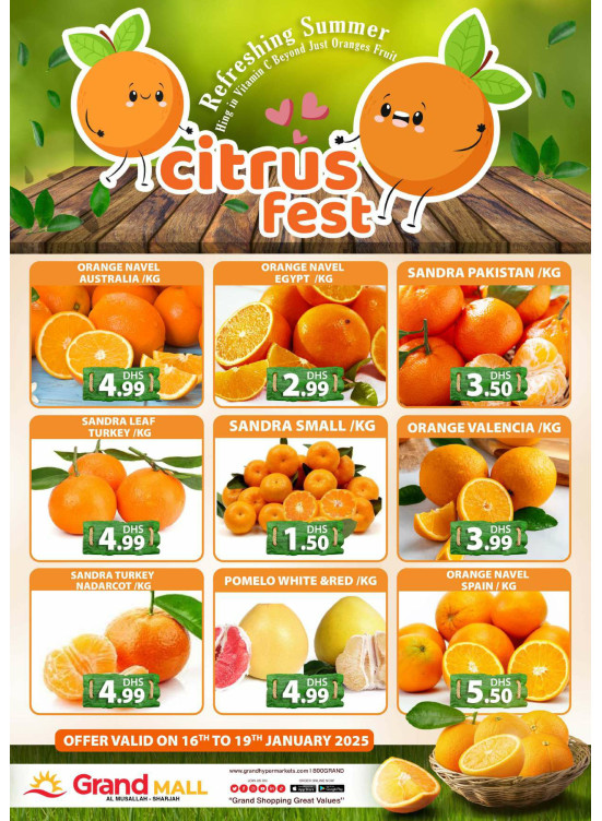 Citrus Fest - Grand Mall Sharjah