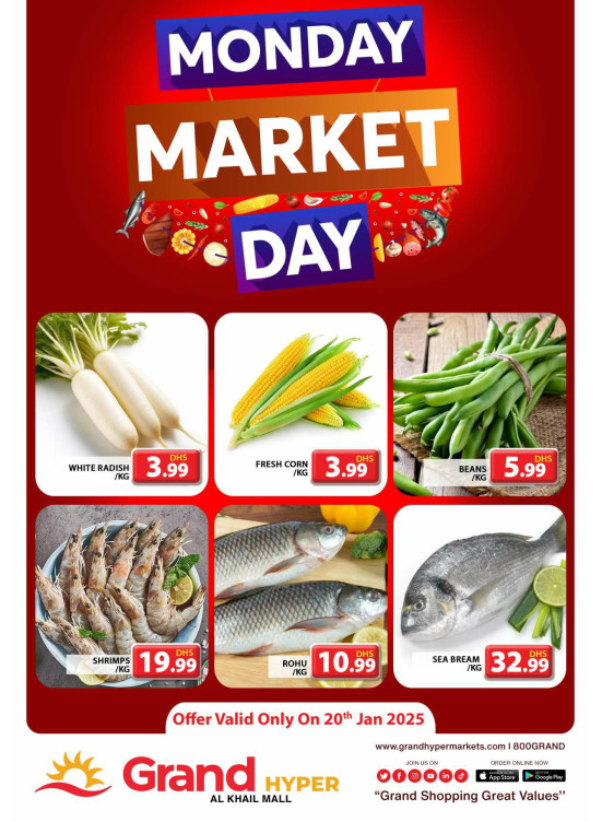 Monday Market Day - Grand Hyper Al Khail Mall