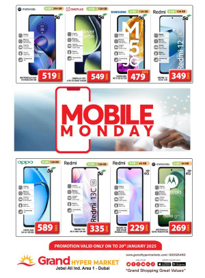Mobile Monday - Grand Hypermarket Jebel Ali